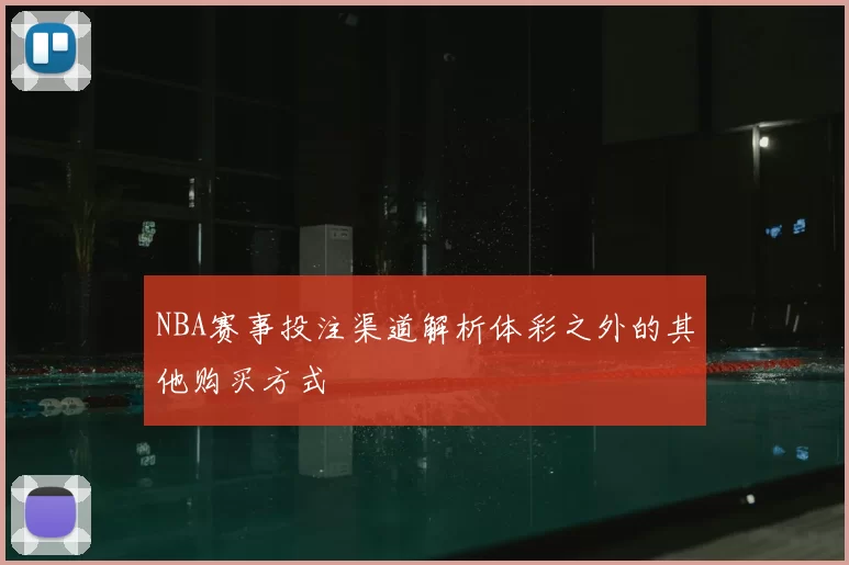 NBA赛事投注渠道解析体彩之外的其他购买方式