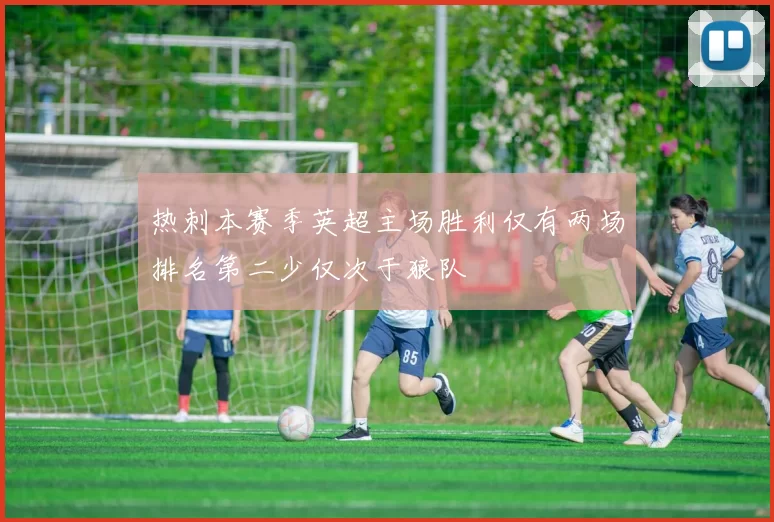 热刺本赛季英超主场胜利仅有两场排名第二少仅次于狼队