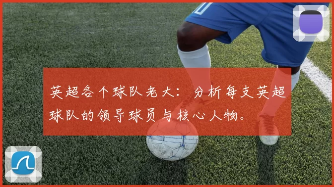 英超各个球队老大：分析每支英超球队的领导球员与核心人物。