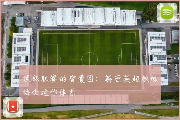顶级联赛的智囊团：解密英超教练协会运作体系